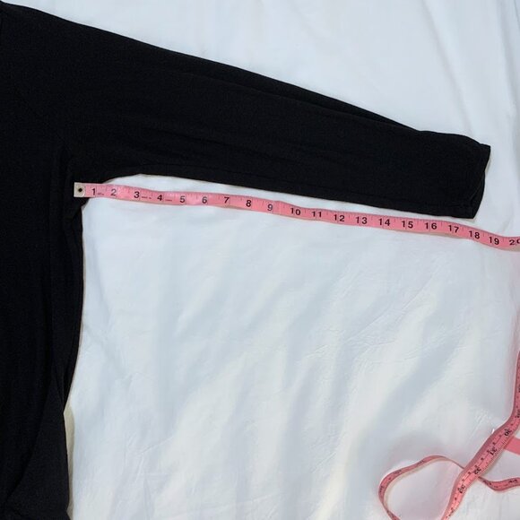 Old Navy black luxe stretchy soft long sleeved shirt large - Picture 8 of 8